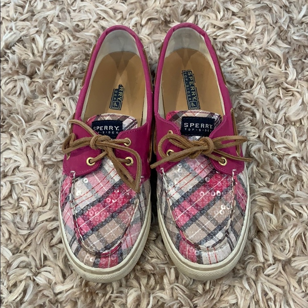 Magenta Sperry Top-Siders